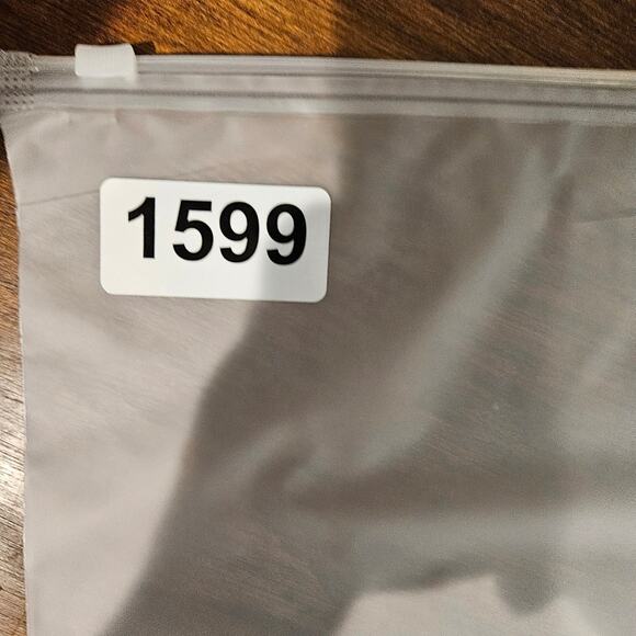 NEW Quacker Factory Top Womens XS Blue Beaded Button Front 3/4 Sleeve Grannycore - Picture 15 of 15